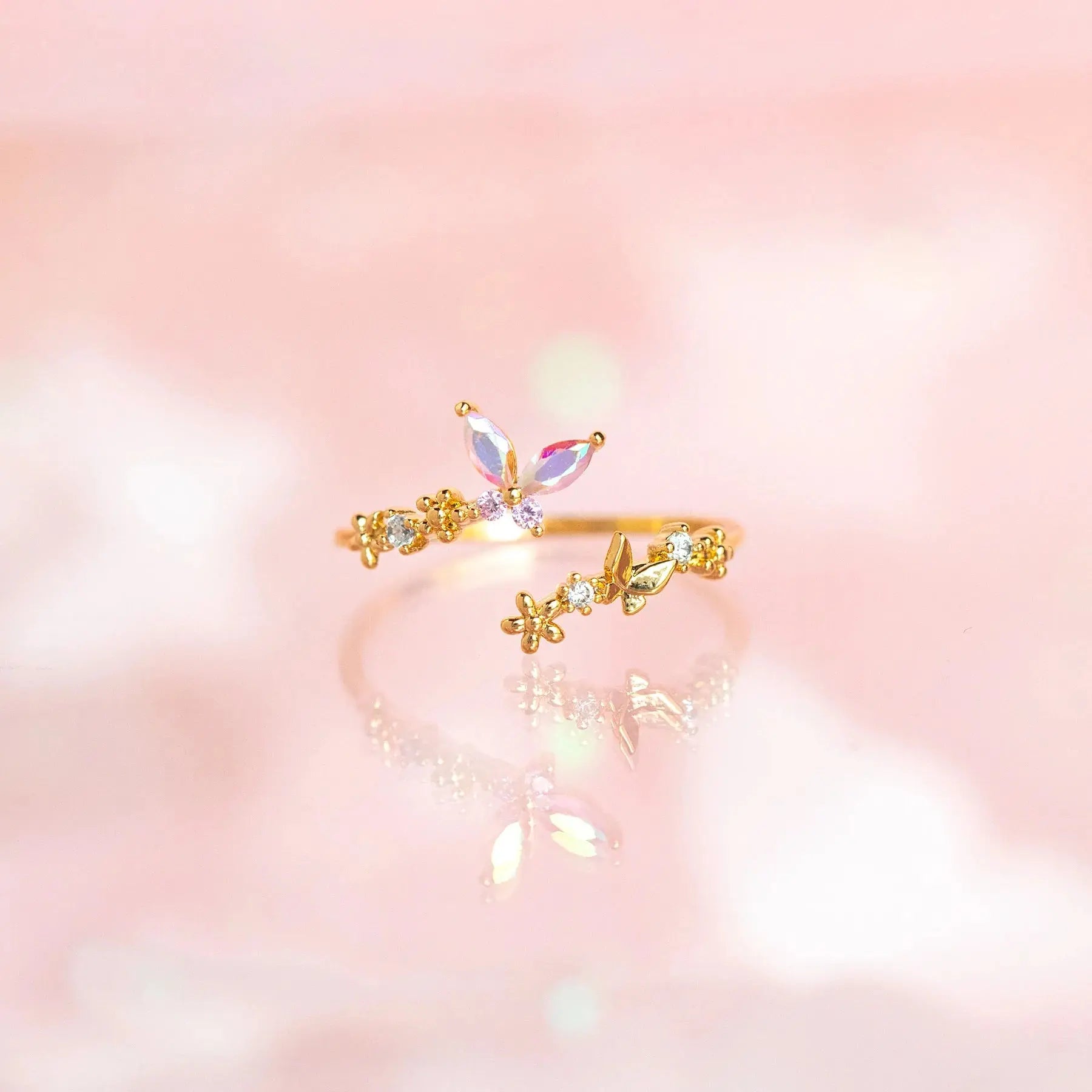Bague ajustable papillon Dream Story