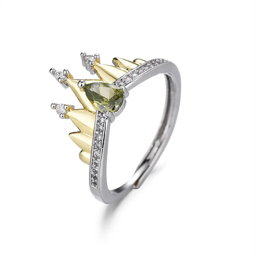 Bague couronne d'une princesse visionnaire déterminé Dream Story