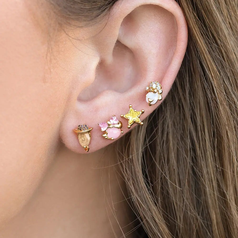 Lot de 4 boucles d'oreilles cow-boys Dream Story