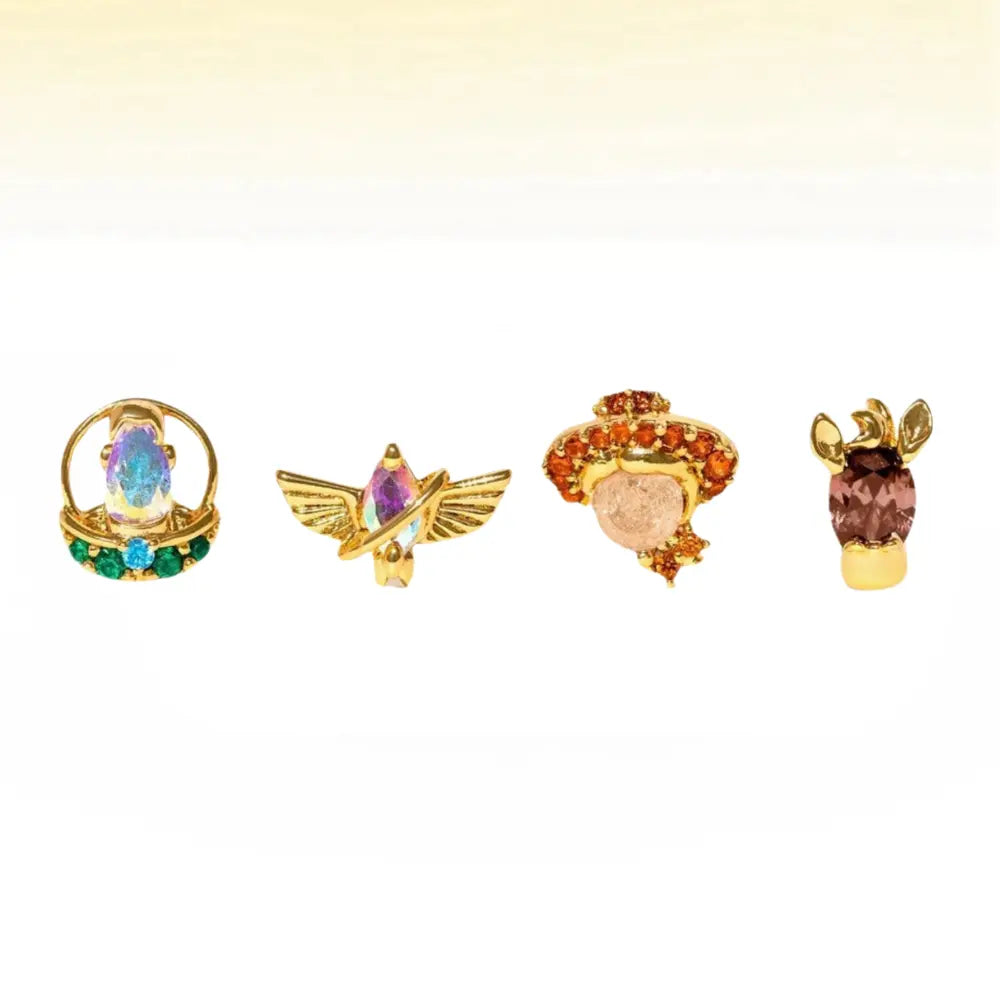 Lot de 4 boucles d'oreilles de nos amis préférés Dream Story