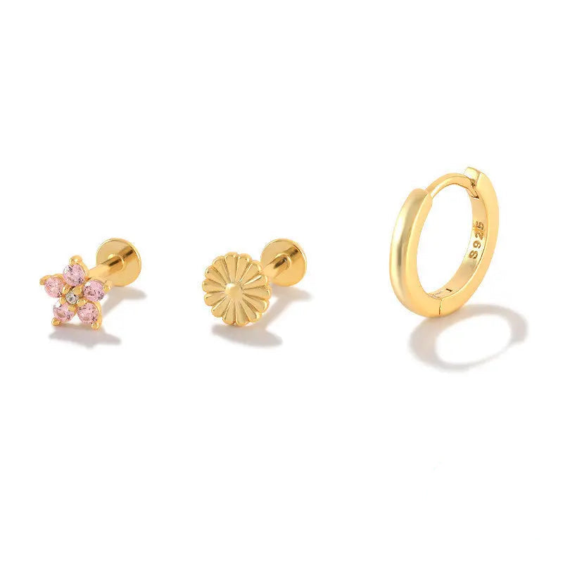 Lots de 3 boucles d'oreilles Dream Story