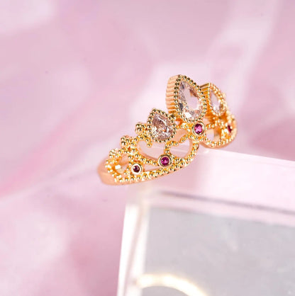 Bague Couronne Ajustable d'une Princesse Aventurière Lumineuse Dream Story