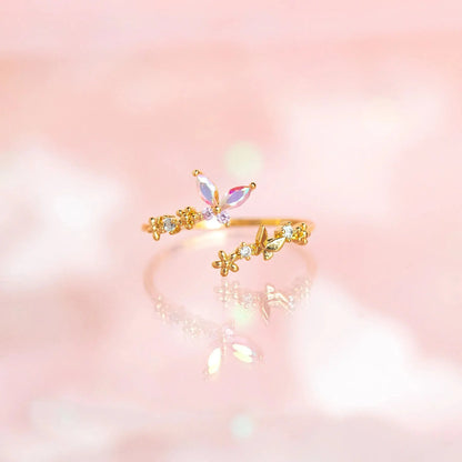 Bague ajustable papillon Dream Story