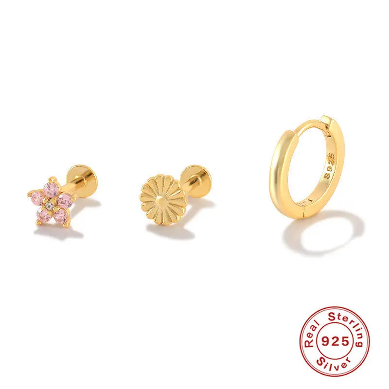 Lots de 3 boucles d'oreilles Dream Story