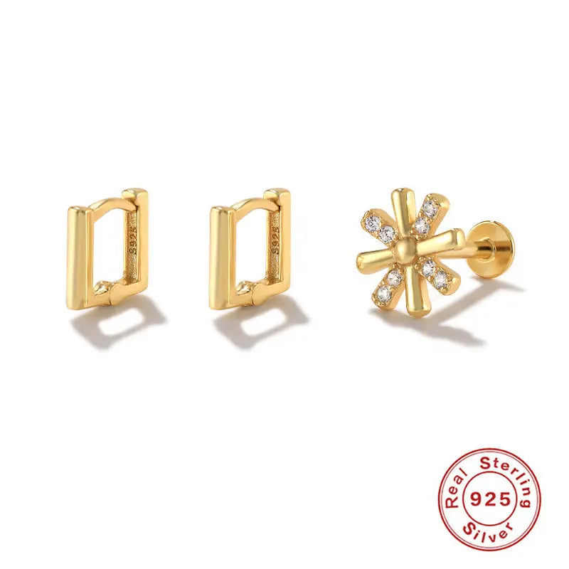 Lots de 3 boucles d'oreilles Dream Story